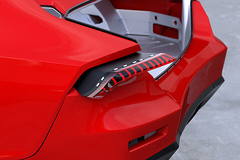 Coroplast UHMW-PE tape is your best choice as a spacer for head and rear lamps.