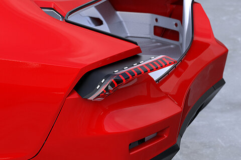 Coroplast UHMW-PE tape is your best choice as a spacer for head and rear lamps.