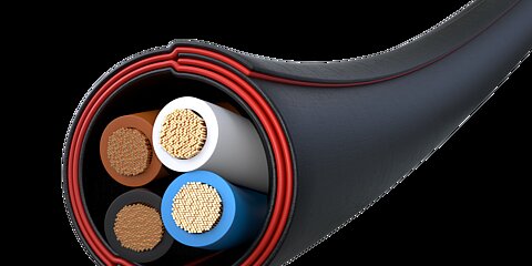 Cross-sections of a Coroplast TabeTube