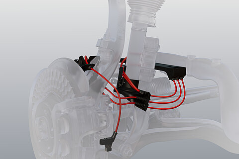 Schematic diagram of WeWire wheel arch wiring