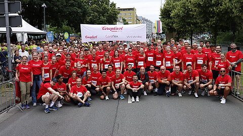 Gruppenfoto der Coroplast Group Teilnehmenden