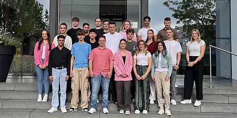 Our new apprentices and dual students