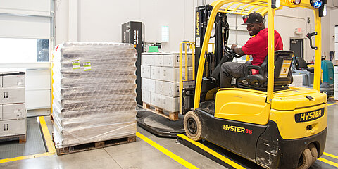 forklift driver at coroplast tape corporation in rockhill
