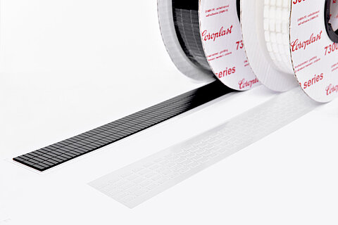 Coroplast UHMW-PE tapes with high abrasion resistance and an exceptional sliding effect