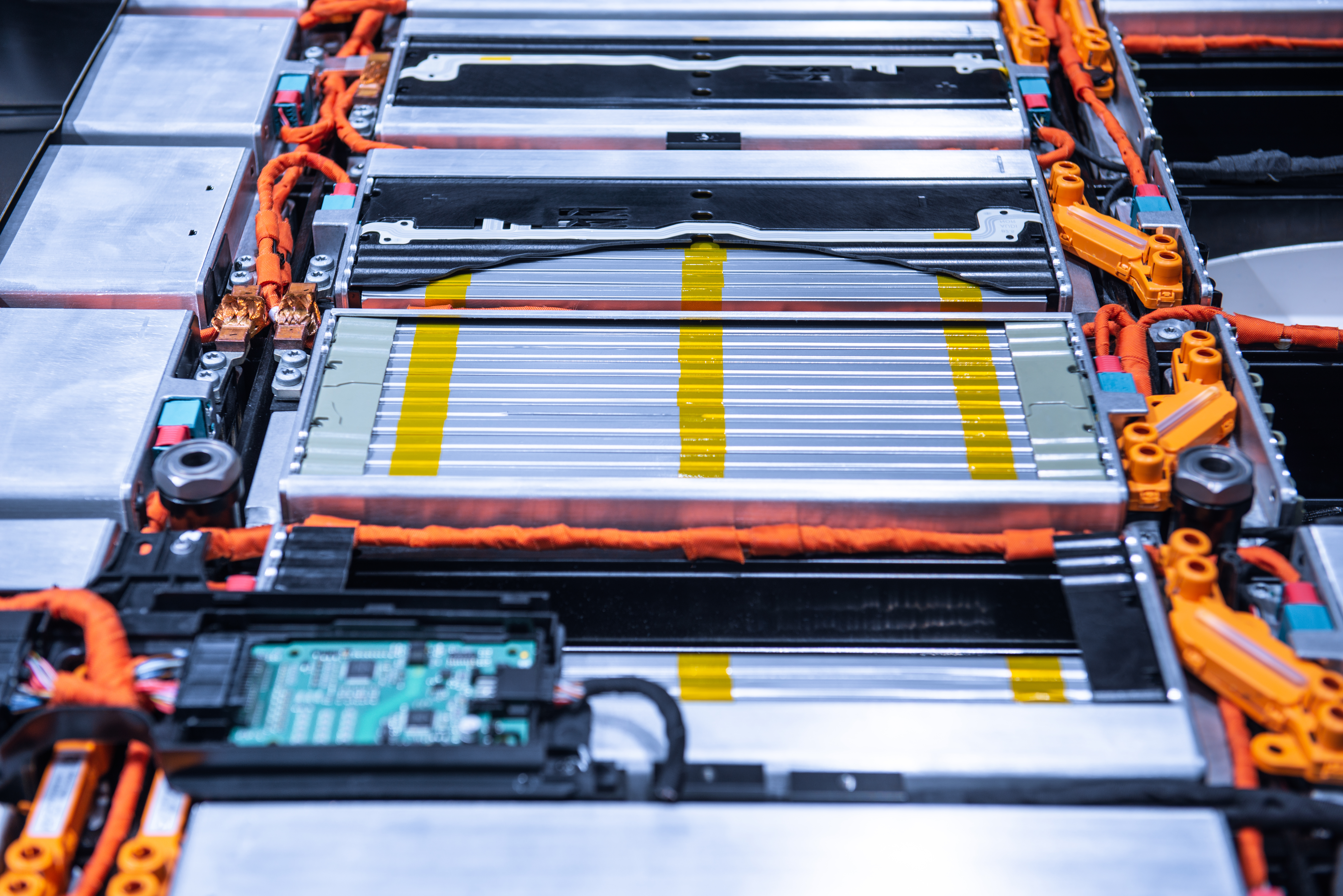 Insight into the battery system of an electric car