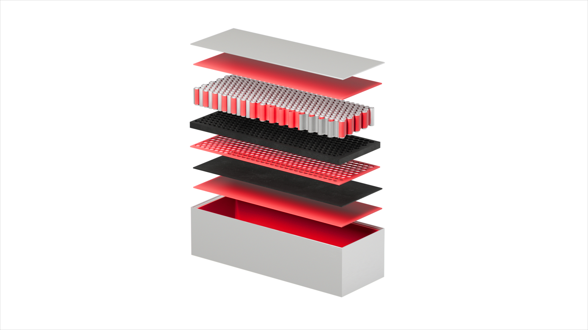 Bondings on a battery with cylindrical cells